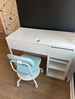Desk and chair