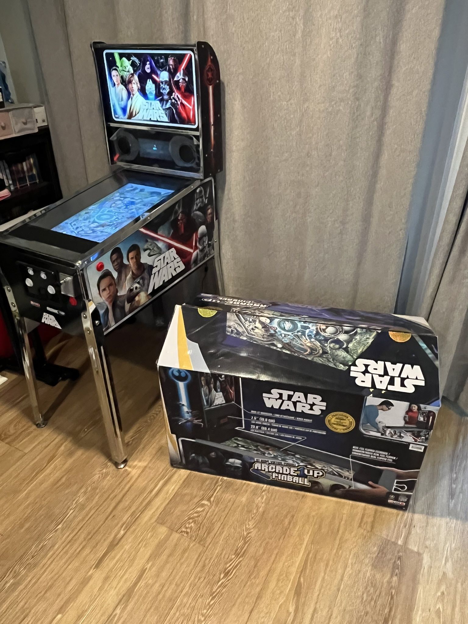 arcade1up Star Wars digital pinball machine 1up Arcade
