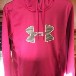 Ladies Under Armour Pink Hoodie