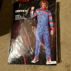 chucky adult halloween costume lg/xl