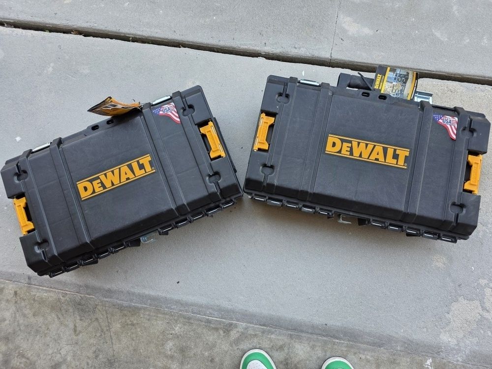DeWalt Tough System Tool Box.  Set Of 2. Brand NEW With Tags