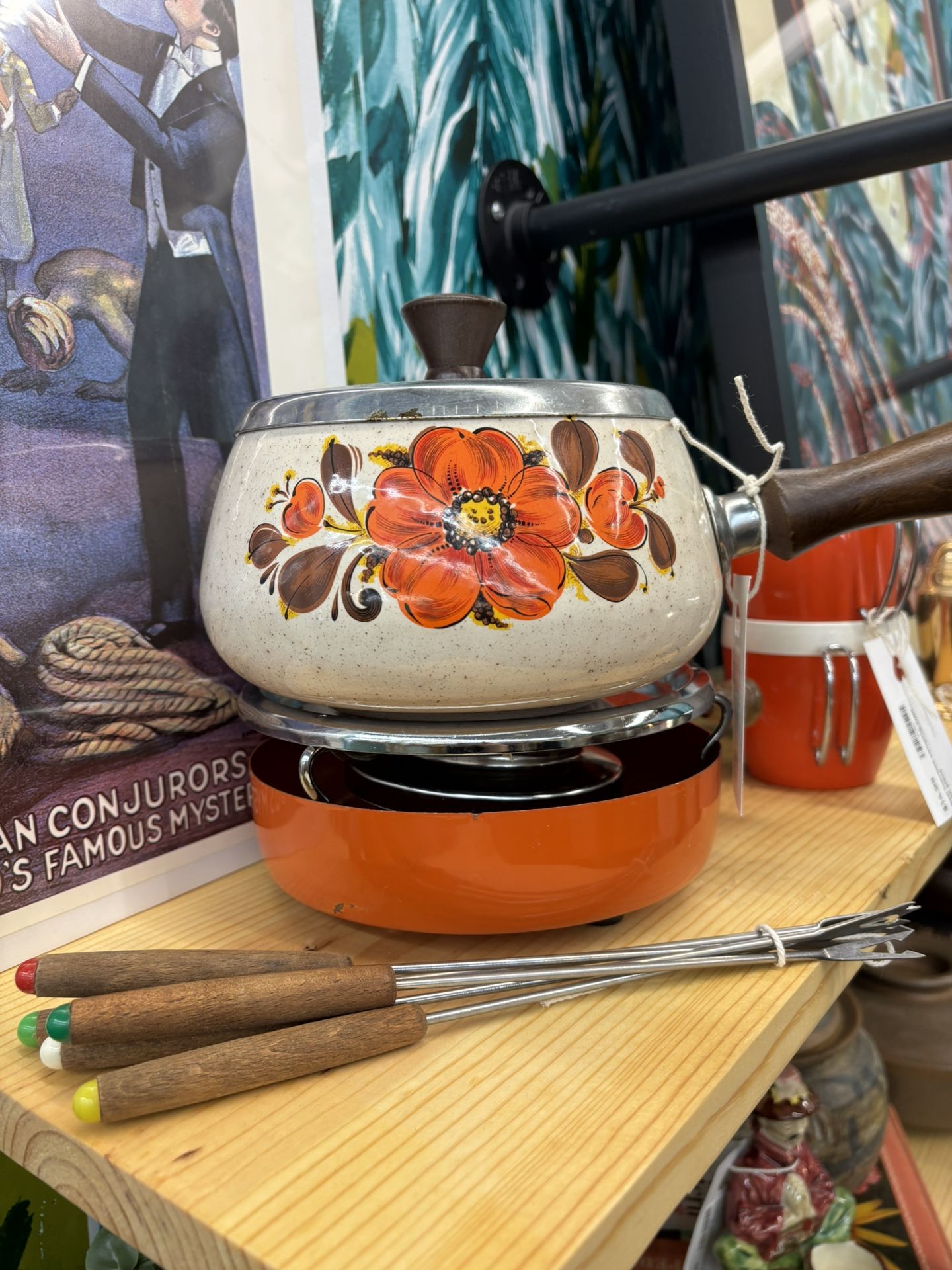 Vintage Fondue Pot
