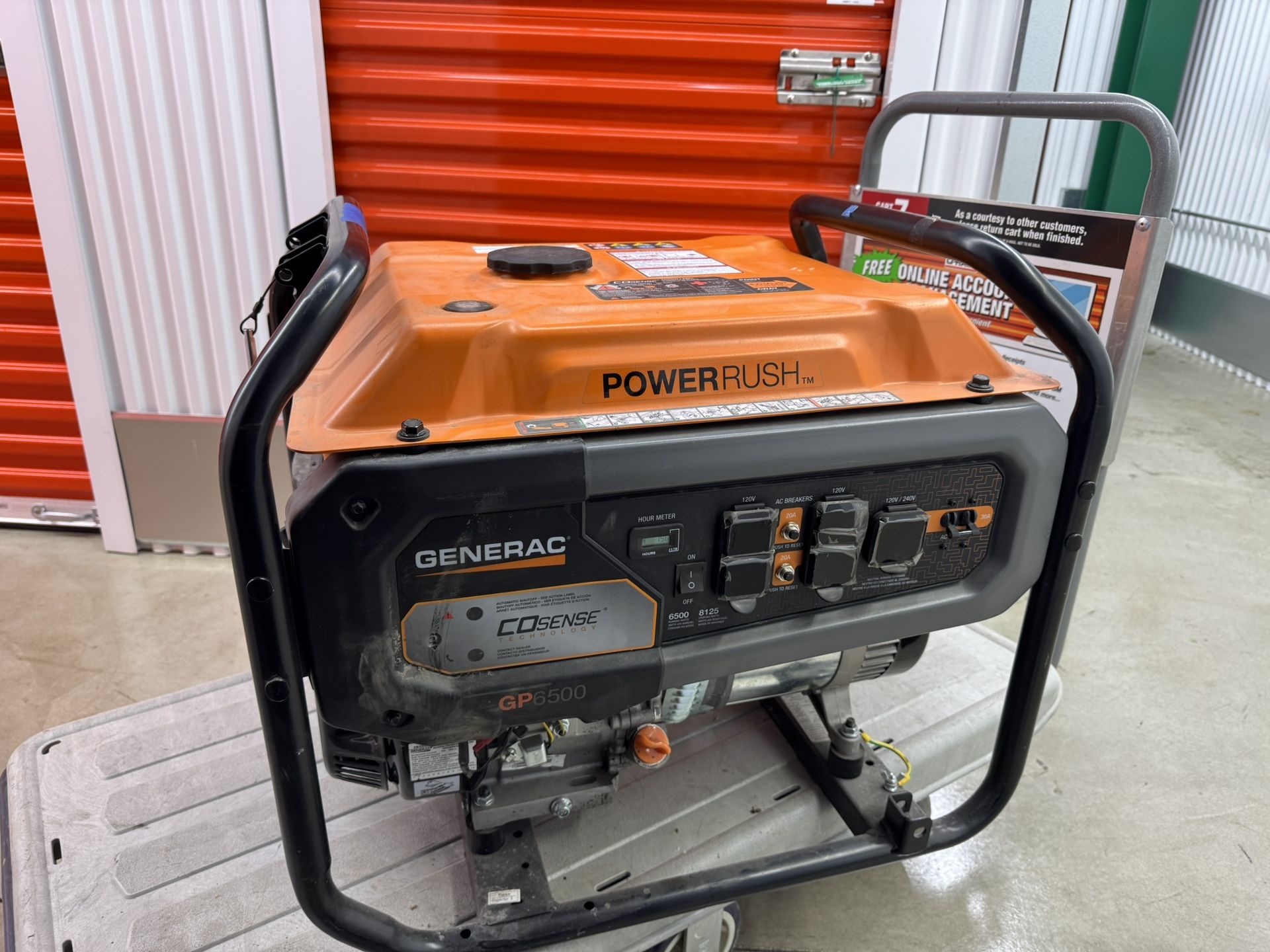 Brand New Generac 6500W Generator
