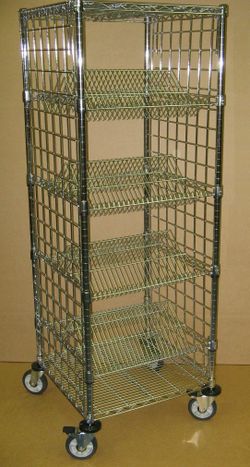 Double Side Storage Cart Commercial 