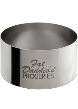 Fat Daddio's Stainless Steel Round Cake & Pastry Ring, 2 x 1 Inch
