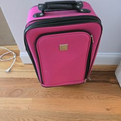 22" Pink Suitcase - Used only once!