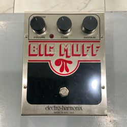 Used Electro-Harmonix EHX Big Muff Pi Distortion Sustainer Effects Pedal