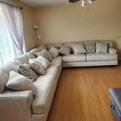 OM• $38 Initial • Brand New Rawcliffe Sectional Living Room Couch
