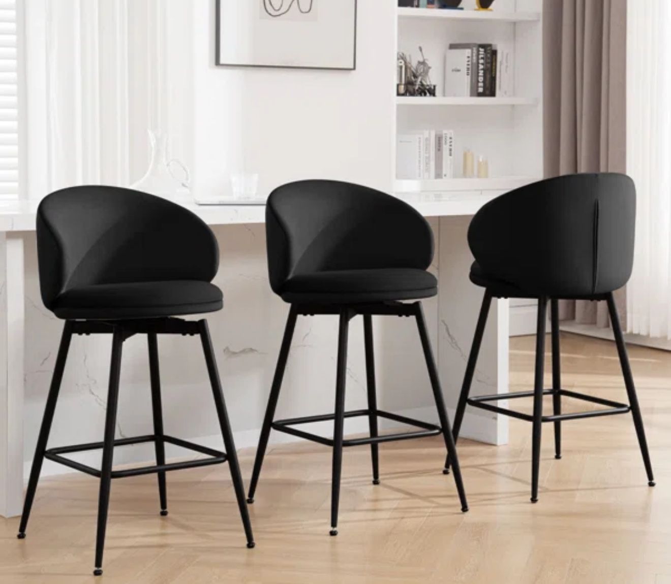 26” Swivel Height Bar Stool