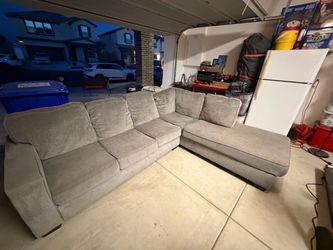 Dark grey couch