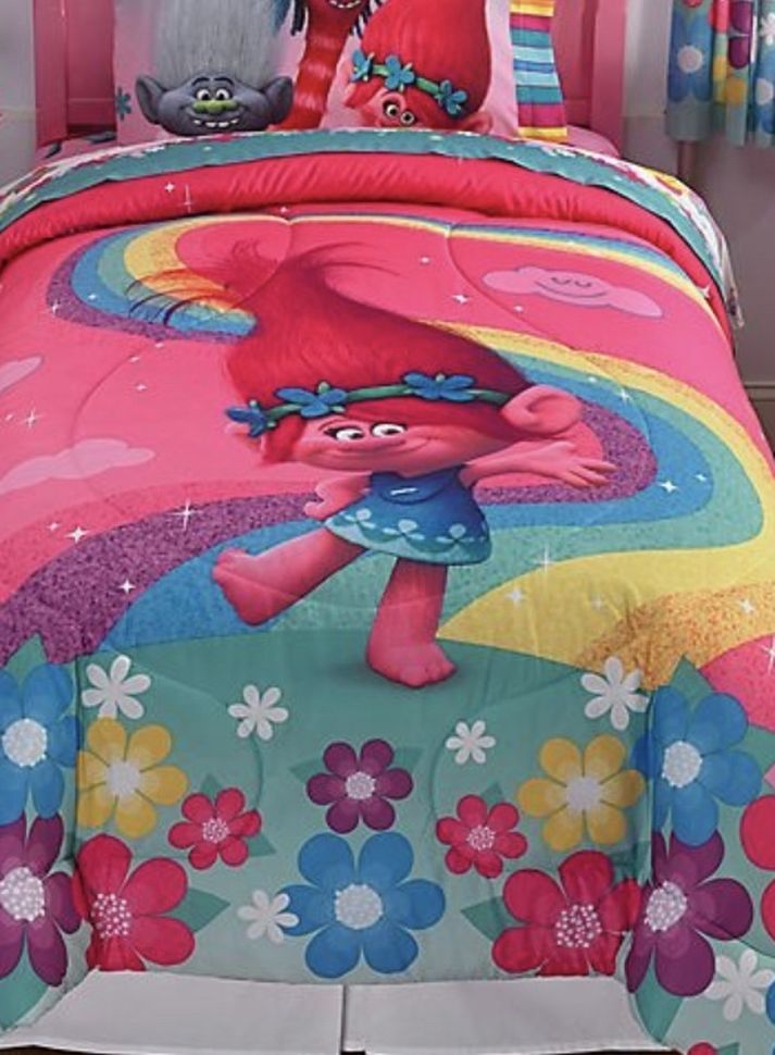 Trolls Comforter Twin