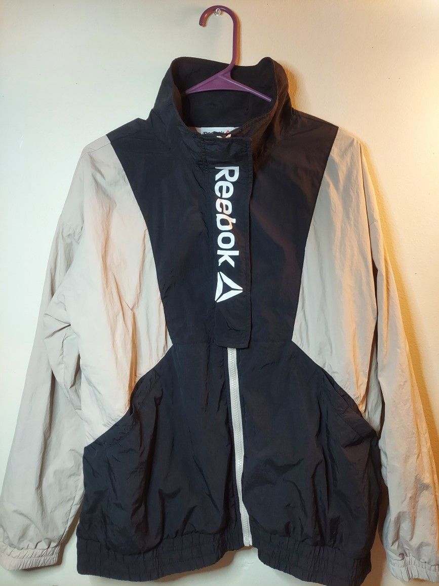 Reebok Men's Mock Neck Windbreaker Must Pick Up