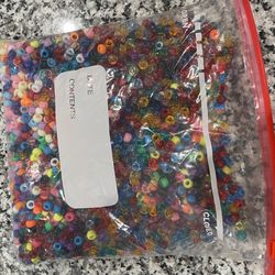 Gallon Ziplock Of Plastic Beads 