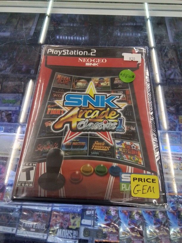 Snk Arcade Classics Vol 1 Ps2 Sealed 