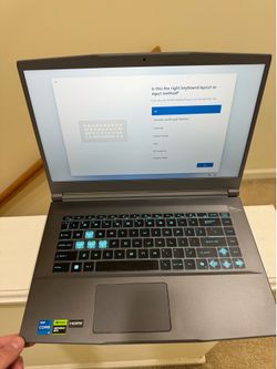 MSI thin 15.6 i5-13420h, RTX 4050