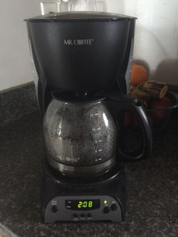 Mr. coffee digital 12 cups electrical coffee maker.