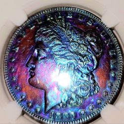 1883-P Morgan SILVER Dollar MS64