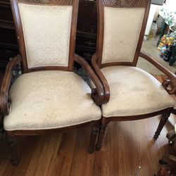 Captain chairs with Arms.