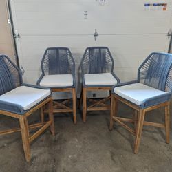 Bar Stools, Barely Used, Set Of 4
