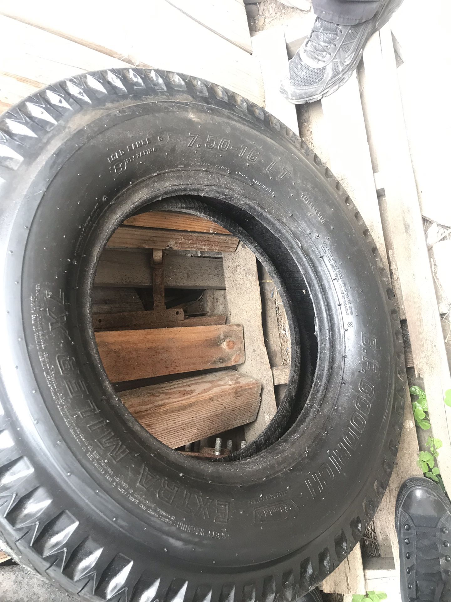 Tractor tire 7.50-16 LT