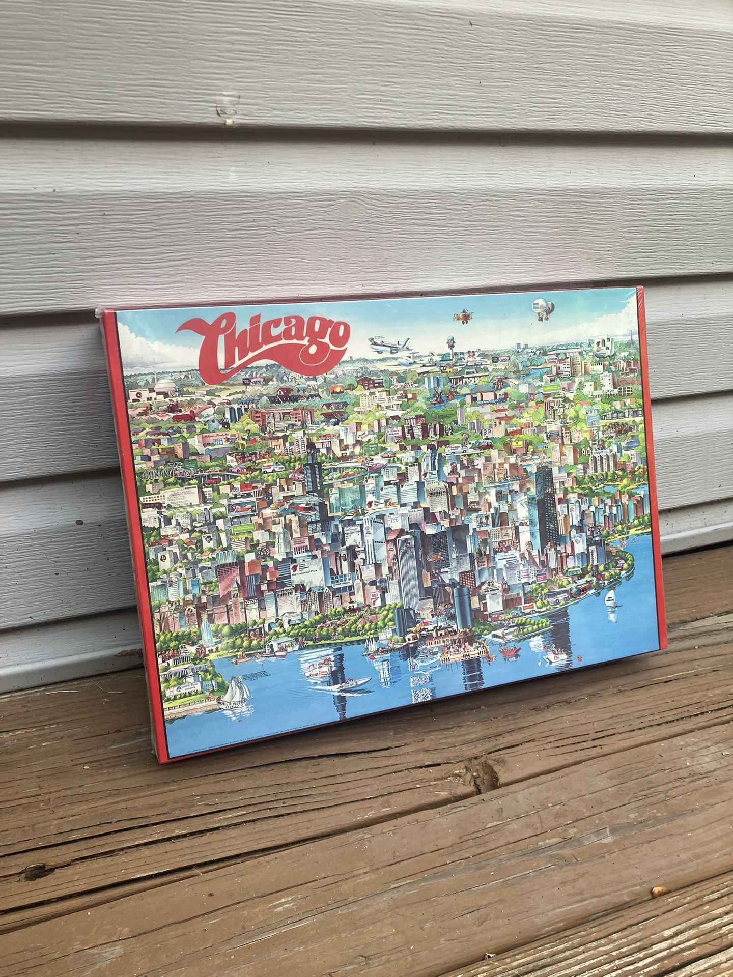 Vintage Chicago 504 Pc Jigsaw Puzzle By Buffalo Games - Brand New Sealed