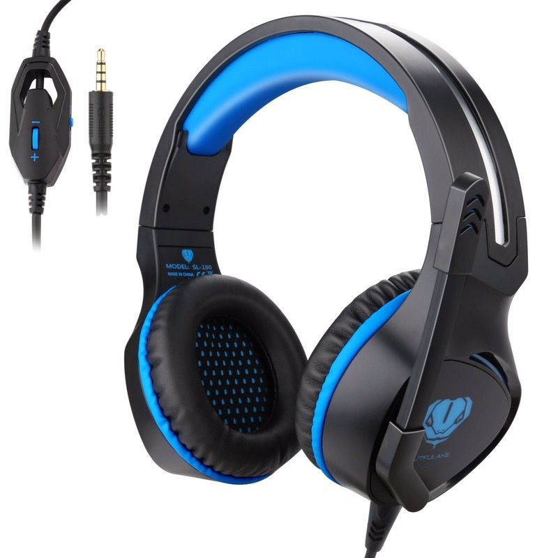 PECHAM Gaming Headset with Mic for New Xbox One, PS4,Nintendo Switch, PC - Surround Sound, Noise Reduction Game Earphone - Easy Volume Control - 3.5M