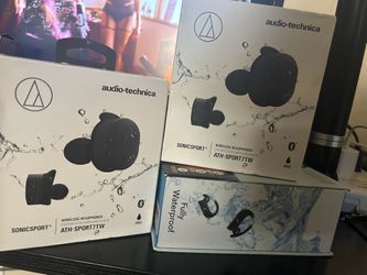 audio-technica sonicsport wireless earbuds bluetooth