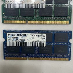 2GB of Ram PC3  8500 for MacBook 2009