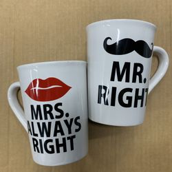 Coffee mugs newly Married Gifts 