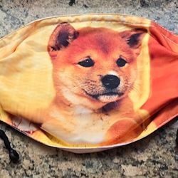 Shiba Inu Face Mask 