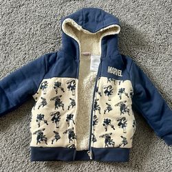 Toddler 4T warm Marvel Jacket