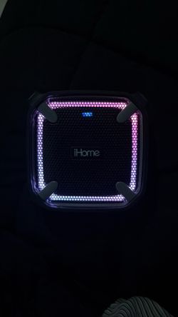 Color Changing IHome Bluetooth Waterproof Speaker