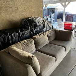 3 Piece Tan Couch Set 