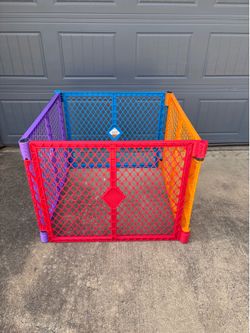 Toddleroo Superyard Baby Playpen – 4 Panel Indoor Outdoor Play Yard