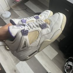 Jordan 4 metallic purples