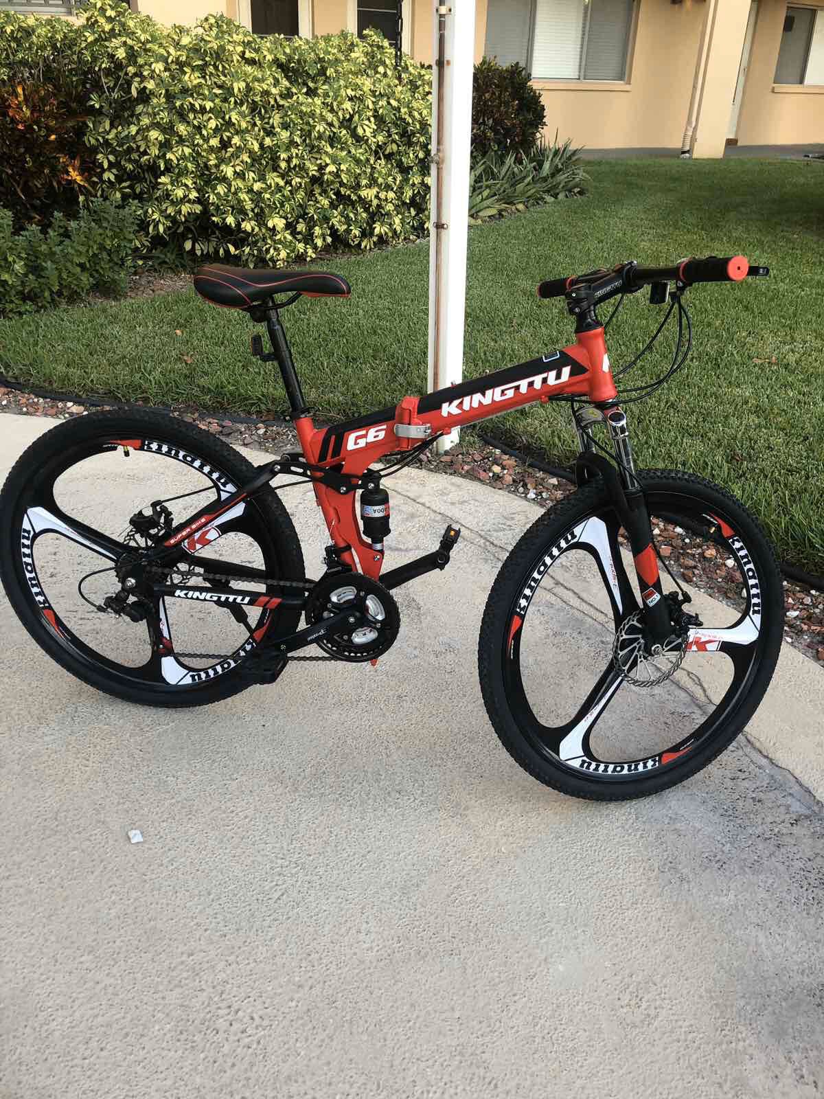Mounting folding bike for sale brand new only used once