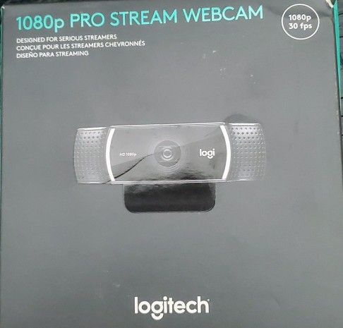New Logitech 1080p Pro Stream Web Camera