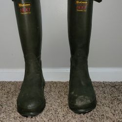 lacrossy burly 800g boots green size 6 rubber Hunting fishing work
