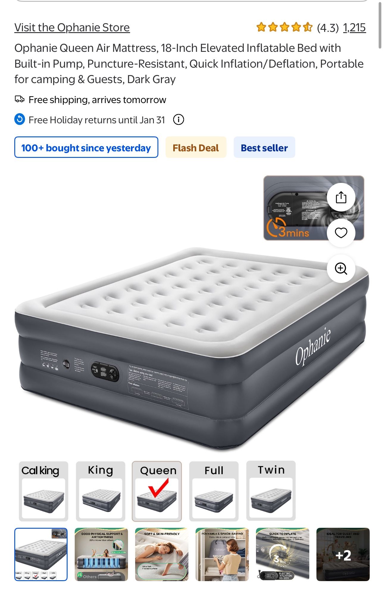 Queen Air Mattress 