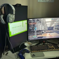 P.C. , 2 Monitors, Streaming Camera & Microphone