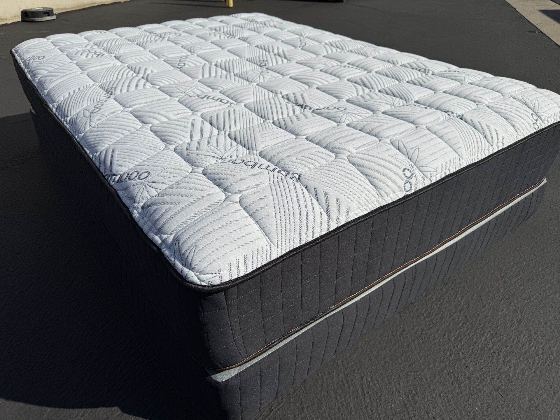 Cal King Royal Bamboo Supreme Mattress And Boxspring!