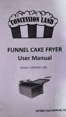 Funnel cake fryer