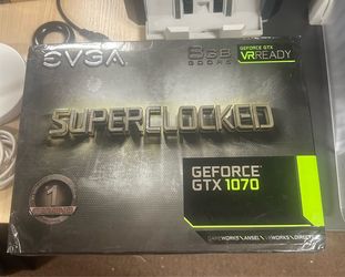 EVGA GeForce GTX 1070 SC Superclocked Gaming Graphics Card – 8GB GDDR5 GPU