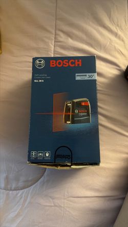 New Bosch self- leveling crossline laser