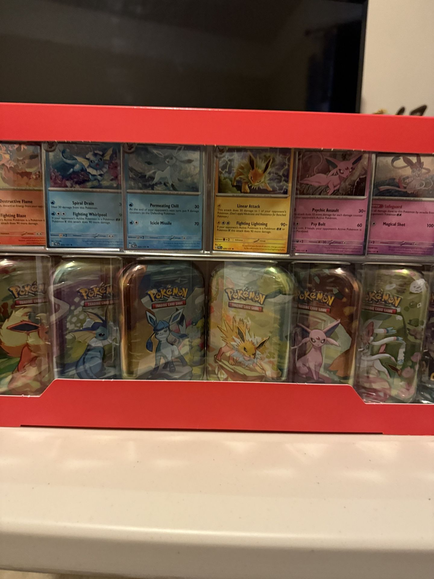Pokemon Prismatic Evolution Costco mini tins