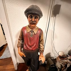 Vintage golfer statue sculpture was from my great-grandfather, he is years old
