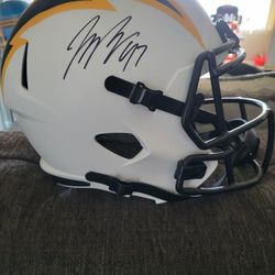 LA Chargers Joey Bosa Auto Full Size Helmet