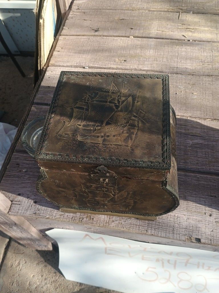 Brass Covered Box