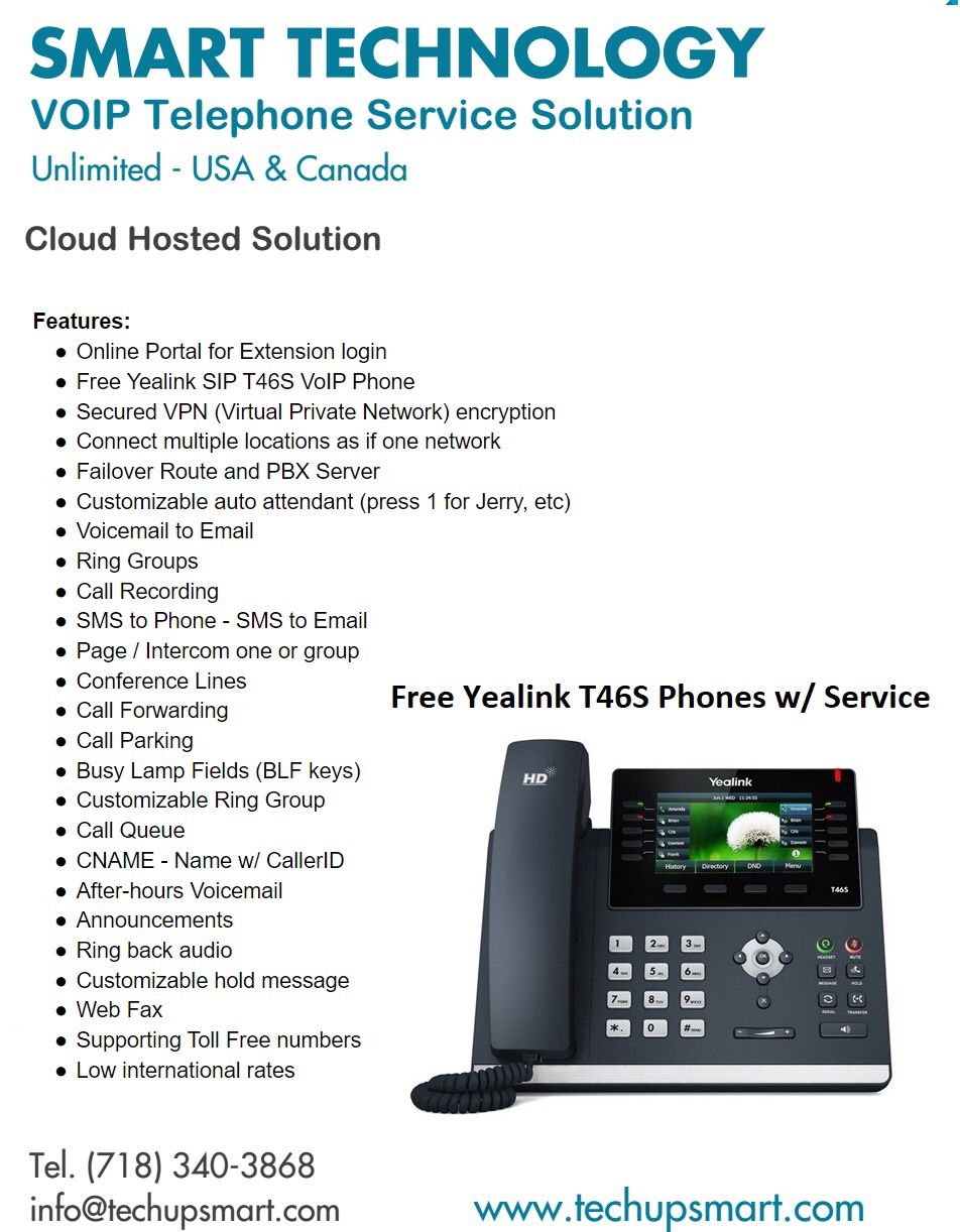 Business VoIP Phone System w/ Phones $18/Month