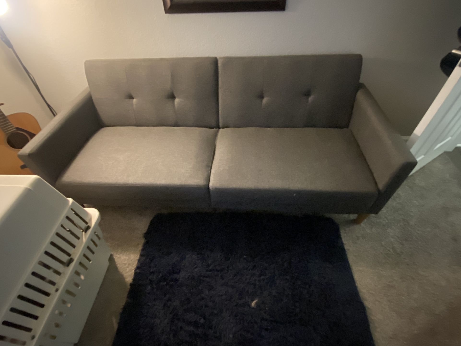 Grey Sleeper Sofa Less Than A Year Old